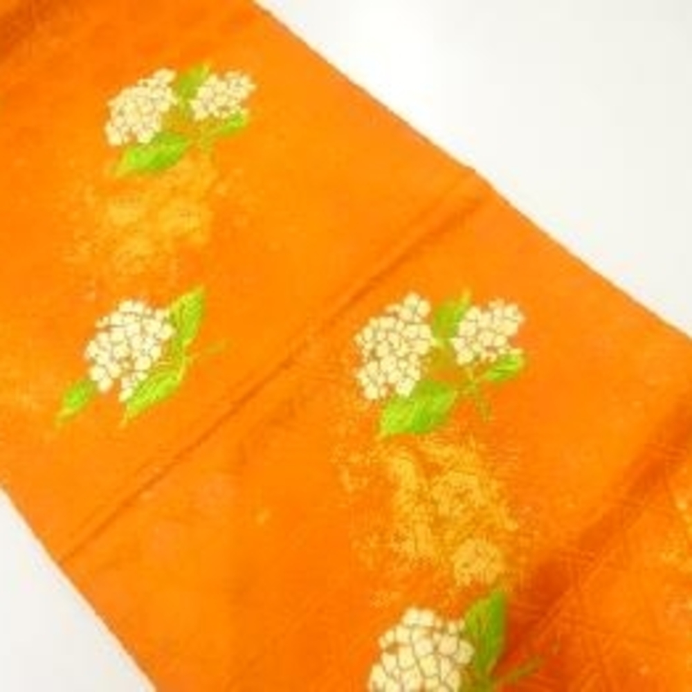Floral Orange Scarf